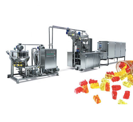 Ticari Yumuşak Sakızlı Şeker Jelly Candy Üretim Hattı Tedarikçi